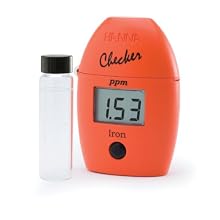 Hanna Instruments Checker HC Handheld Colorimeter, For Iron, 0.00 to 5.00ppm range