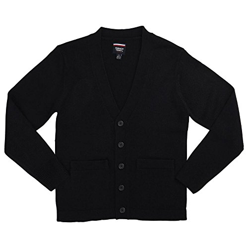 French Toast Anti-Pill V-Neck Cardigan Sweater Boys Navy 6