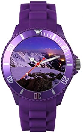 Just Lady Mountain Peak Plastic Strap Watch