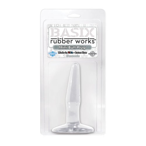 Pipedream Products Inc. Basix Mini Butt Plug Clear