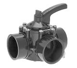Hayward PSV3S 1-1/2-to-2-Inch 3-Way Diverter Valve, CPVC Material