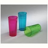 Assorted Ultra Plastic 16 ounce Rainbow Tumblers (6 count)
