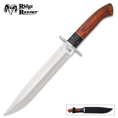 Ridge Runner Montana Toothpick Bowie Knife & Sheath