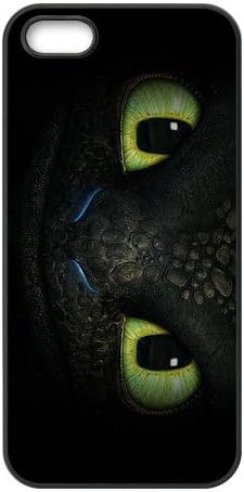 FEEL.Q- How to Train Your Dragon Toothless Personalized Custom Hard TPU Rubber iPhone 5 &amp; 5S Case Cover