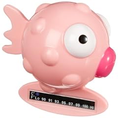 Chicco 00 074525 100 000 - Badethermometer Fisch, rosa