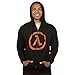 Half Life 2 Lambda Zip-Up Hoodie Men's Black Jacket