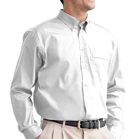 Henbury Men's Long Sleeve Oxford Shirt