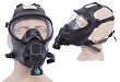 Belg. Gasmaske schwarz ohne Filter Maske ABC-Ausr�stung