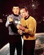 LEONARD NIMOY AS LT. CMDR./COMMANDER SPOCK, WILLIAM SHATNER AS CAPTAIN JAMES T. KIRK FROM STAR TREK #1 - IN FARBE - Filmfoto - (Poster) PLAKATE - 25x20