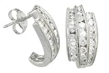 14KT White Gold 1.00ct Diamond Earring