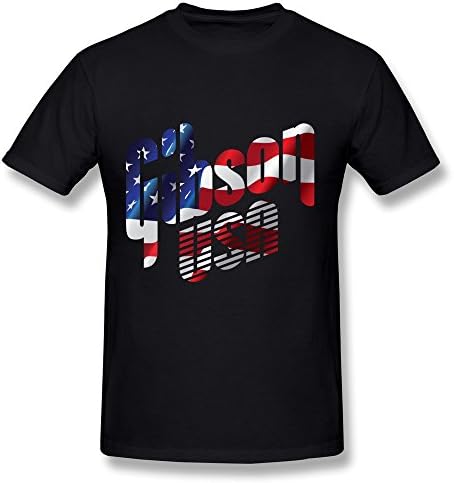 WXMY Men's Gibson USA Flag T-shirt - S Black