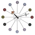 Multicolor Retro Ball Wall Clock