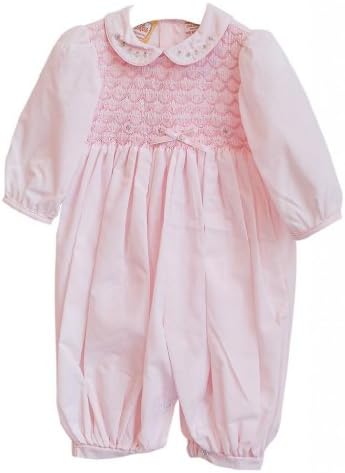 Carriage Boutique Girl's Hand Smocked And Embroidered Longall