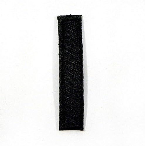 Letter Patches I English Capital Letter Character Alphabet 50mm Black Stripe Iron On Patch Embroidered Shirt Hat Clothing Jeans Jacket