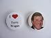I Love Terry Wogan Novelty 25mm (1 inch) Button Pin Badge Set.