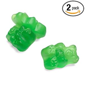 Albanese Green Apple Gummi Bears, 5-Pound Bags (Pack of 2) by Albanese