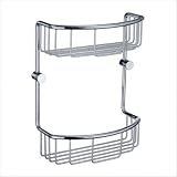 Studio Double Soap Basket Finish: Brushed Chrome