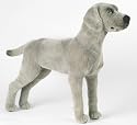 K&ouml;sener 5510 - Weimeraner stehender Hund 39 cm hellgrau
