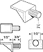 Prime-Line Products U 9318 Shelf Support Peg, 1/4-Inch, Clear Plastic,(Pack of 12)