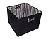 Alexi Ricci Black 9Hx11Wx10D Folding Storage Bin Orginization with Style