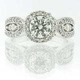 1.86ct Round Brilliant Cut Diamond Engagement Anniversary Ring