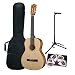 Fender ESC-105 Full-Size Classical Guitar Bundle with Gig Bag, Guitar Stand, and Pick Card – Natural, Rosewood Fretboard
