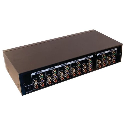 Cables To Go 40697 6x2 Component Video, Stereo Audio and TOSLINK Digital Audio Matrix Selector Switch (Black)
