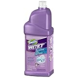 Swiffer Wetjet Multi-Purpose Cleaner Solution, Febreze Fresh Scent Lavender Vanilla & Comfort, 1-Liter Bottles (Pack of 8)