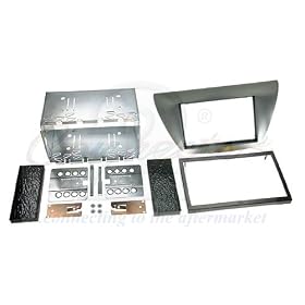 T1 Audio T1-23MT02 - Double DIN Facia Plates Mitsubishi Lancer 2004 - 2008 Mitsubishi EVO 2004