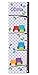 Growth Chart for Girl, Personalized Height Ruler, Nursery Playroom Toddler Bedroom DÃ©cor, Gingham Print Owl