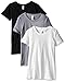 Clementine Women's Petite Plus 3-Pack Ideal Short Sleeve Crewneck T-Shirts