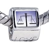 Pugster Pandora Style Bead Scales Law Justice Beads Fits Pandora Bracelet