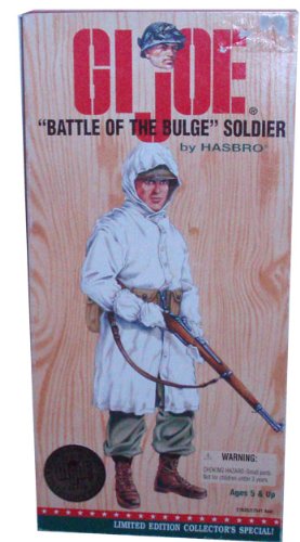 G.I. Joe 1996 Limited Edition Collectors Special Exclusive Classic Individually Numbered 12 Inch Tall Soldier Action Figure - Battle of the Bulge Soldier with an Authentically Styled Winter Battle Troopers Uniform, Camouflaged Wint