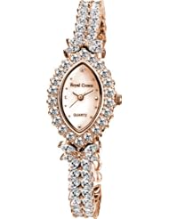 Gemorie Women Fashion Watch with Jewelry Band in Rose Gold Plating (128966-RG)