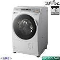 パナソニック 6.0kg ドラム式洗濯乾燥機【左開き】クリスタルホワイトPanasonic プチドラム ECO NAVI NA-VD110L-W