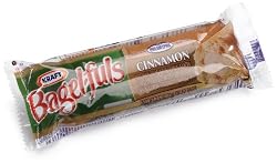 Kraft Bagel-fuls, Brown Sugar & Cinnamon Bagel Filled with Cinnamon Cream Cheese, 2.5-Ounce, 76-Count Bagels