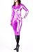TOMSUIT Unicolor Shiny Metallic Zentai Catsuit, Front Open