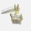18K Diamond Butterfly Pendant