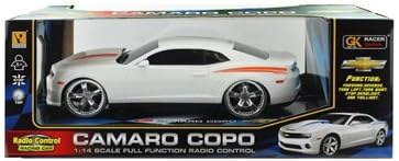 XTR Toys Radio Control 1:14 White Camaro Copo Car Vehicle Hobby Full Function 27MHz