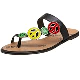 Not Rated Womens Peace Love and Happiness Sandal