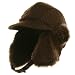 Knit Dog Ear Hat-Brown