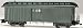 On30 Spectrum Baggage Car/Lighted, Olive
