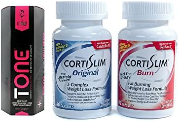 Fit Miss Tone 60 ea and Cortislim Original Burn Stack