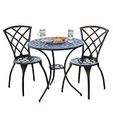 BEST Cast Aluminum Bistro Set - 3-Piece