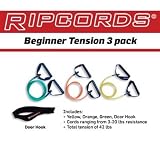 Ripcords Exercise Bands - Beginner Tension 3 Pack