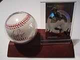Juan Pierre Miami Marlins Signed Autographed Baseball & Wood Case Plus Card COA for the Autograph & Proof