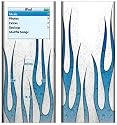 Blue Chill Flame Design Decal Skin Sticker for Apple iPod nano 2G (2nd Generation) 2GB/ 4GB/ 8GB Player