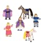 Melissa & Doug Royal Family Wooden Doll Set