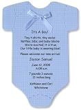 Baby Boy Onesie Birth Announcements - Set of 10