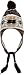 KOHeartPom Womens Pom Heart Snowflake Fully Lined Knit Winter Hat / Earflap Beanie - Brown